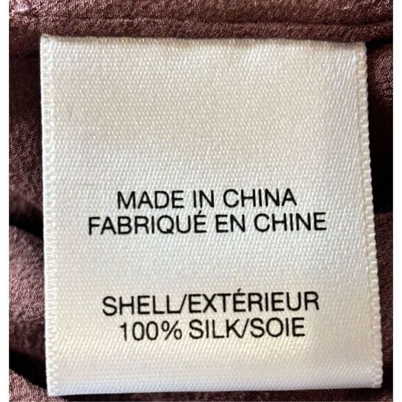 Helmut Lang Sheer Blouse in Malbec Maroon NWOT Size Petite - Picture 4 of 4